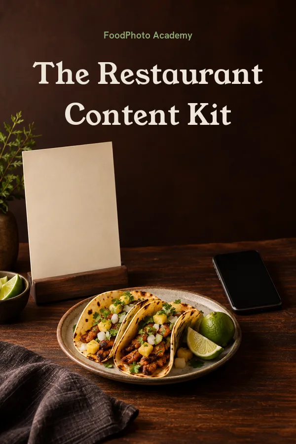 The Restaurant Content Kit cover