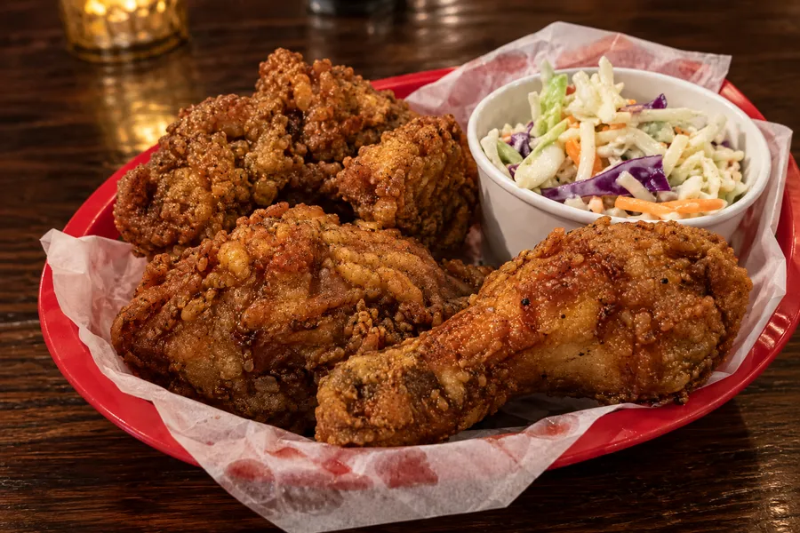 The same fried chicken after AI
