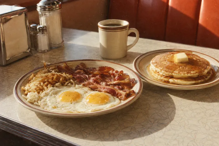 Retro film food photo example