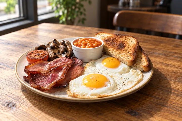 Academy teaching example of an egg and toast breakfast