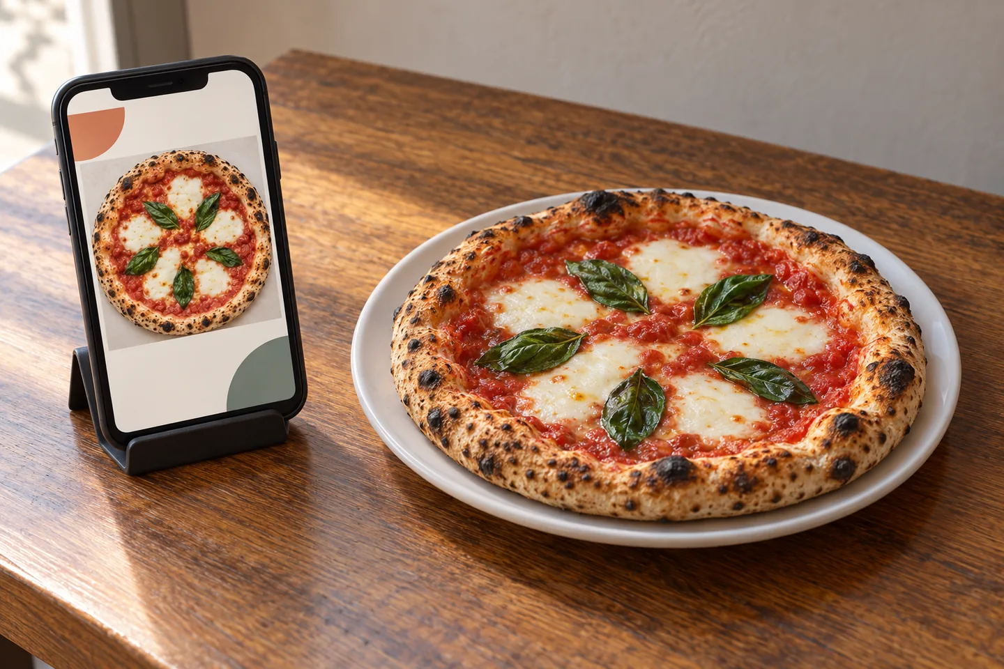 Checking approved menu photo crop for delivery app.