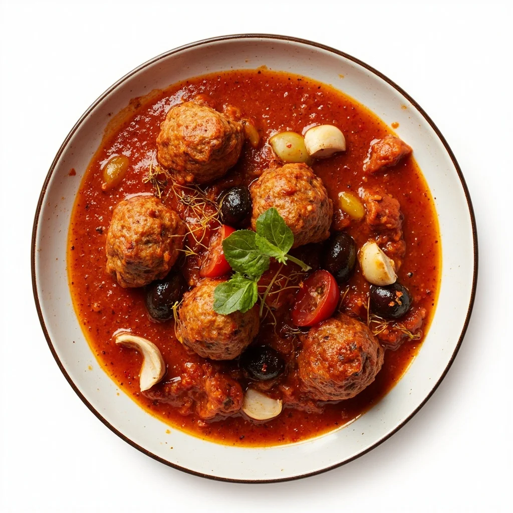 Albondigas in tomato sauce