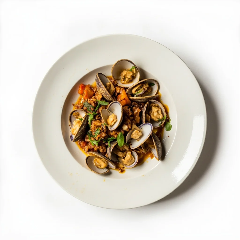 Ameijoas a bulhao pato