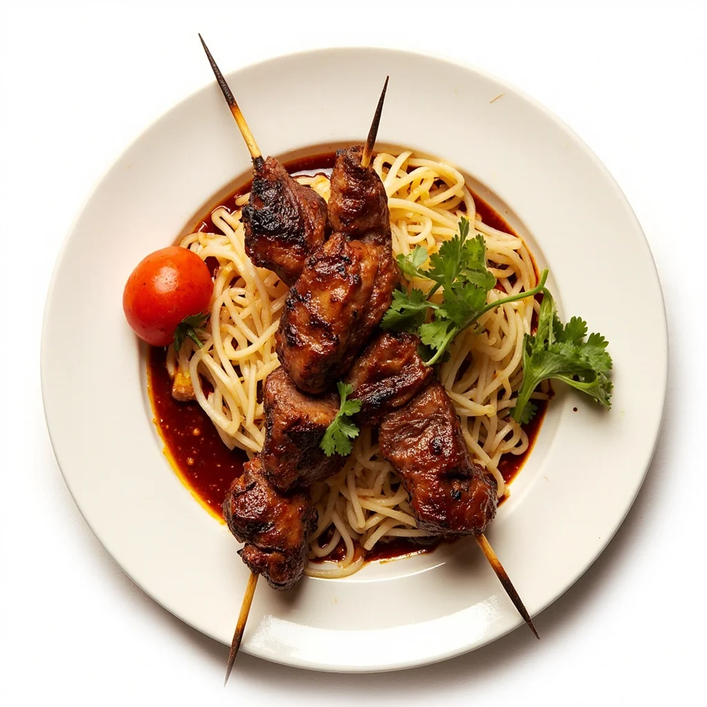 Anticuchos de corazn   peruvian beef heart skewers mo0asoyf