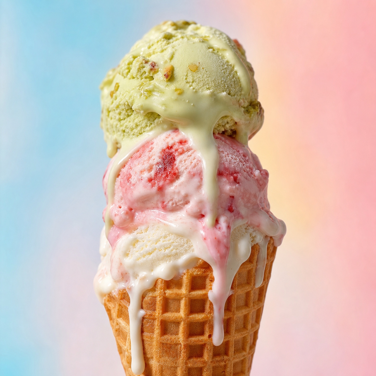 Ice-cream Melt — AI food photography pack