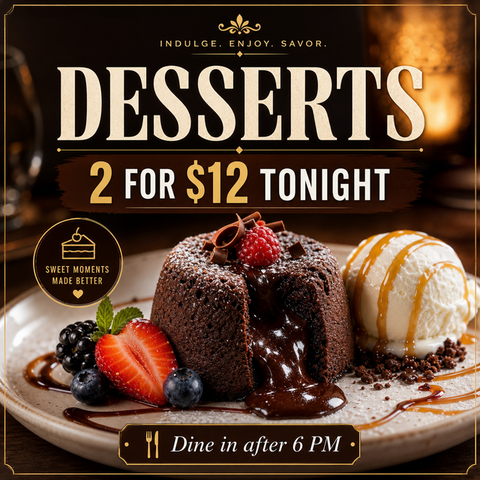 Dessert Promo