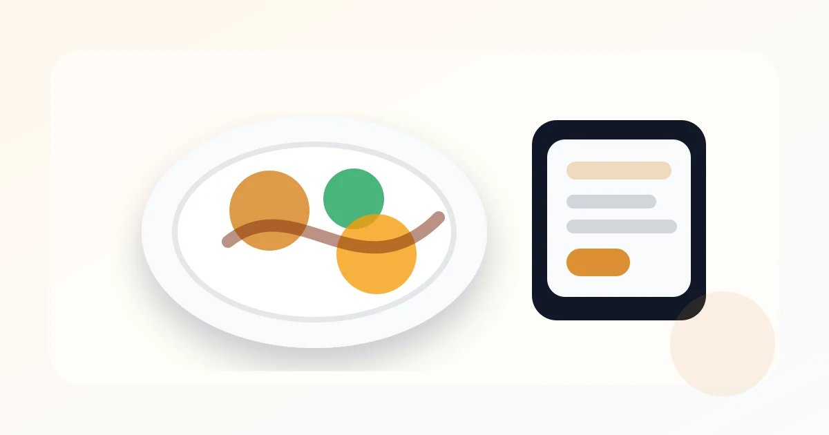 Restaurant owner reviewing AI-enhanced menu photos of real dishes on a laptop