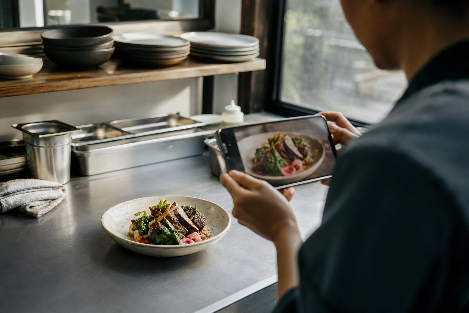 Restaurant operator prepares a truthful menu photo workflow for ai food photography for delivery apps.