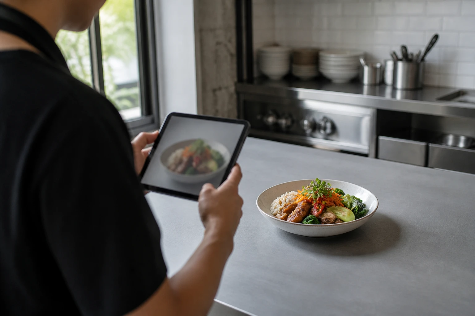 Restaurant operator prepares a truthful menu photo workflow for keeta food photo guide.