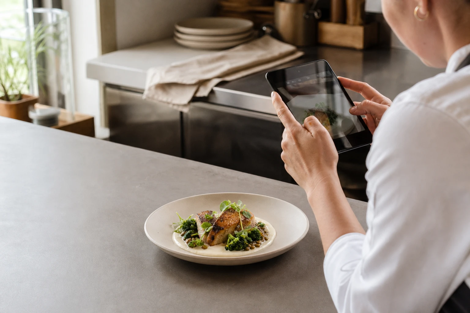 Restaurant operator prepares a truthful menu photo workflow for multi location restaurant photo branding.
