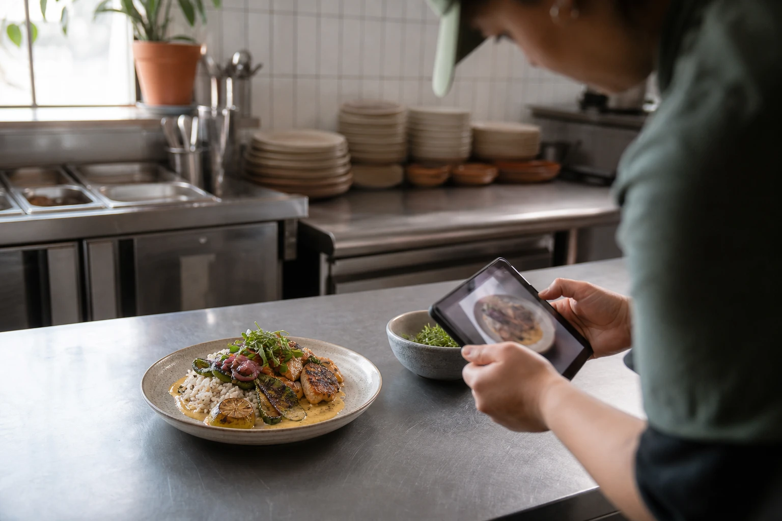 Restaurant operator prepares a truthful menu photo workflow for rappi menu photo guide.