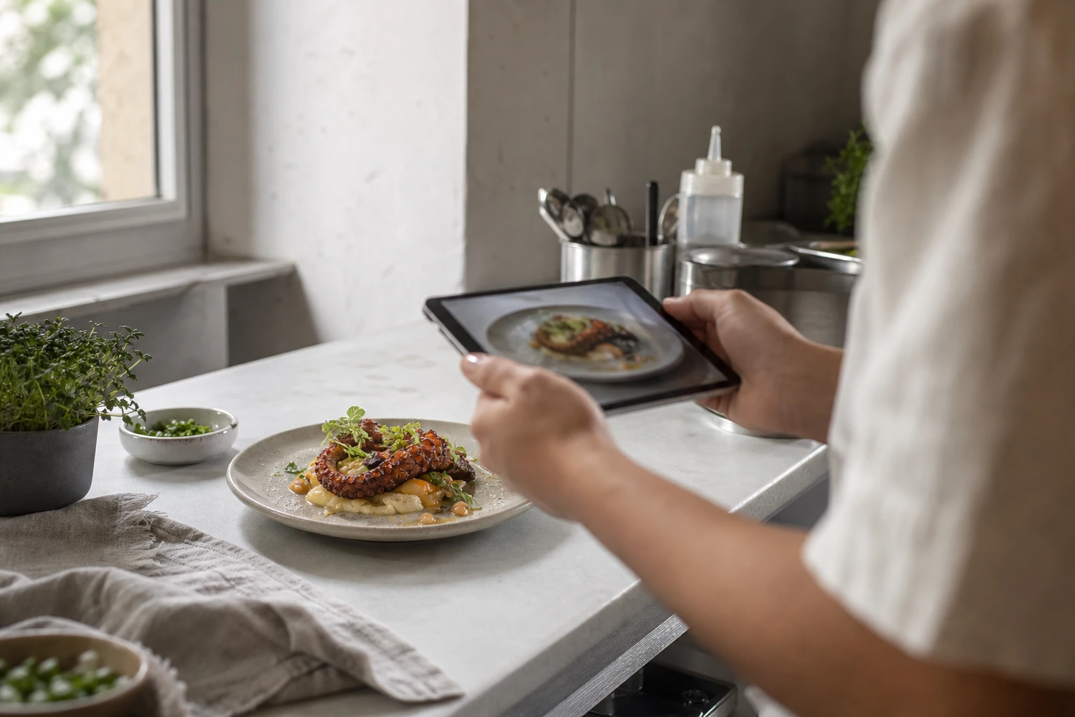 Restaurant operator prepares a truthful menu photo workflow for zomato image size exact specs.
