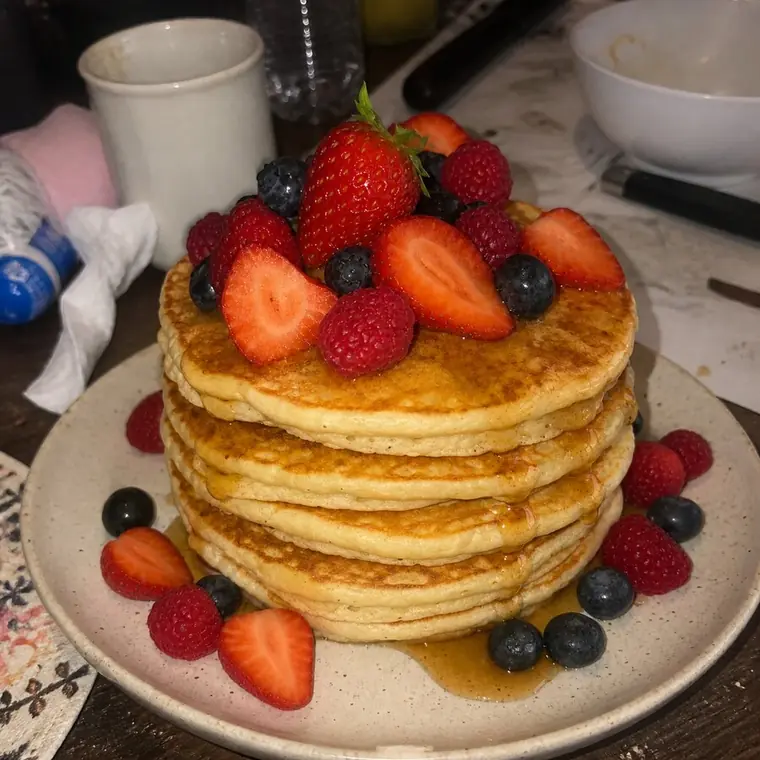 Pancakes: original phone photo