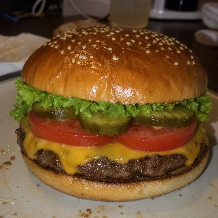 Burger: original phone photo