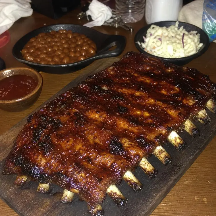 BBQ ribs: original phone photo