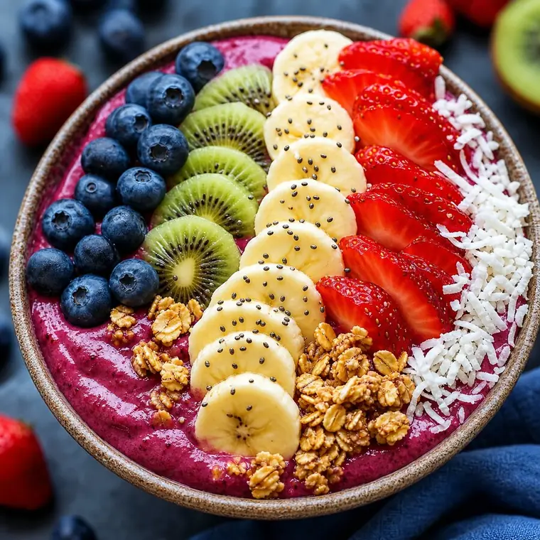 Açaí bowl: edited with FoodPhoto