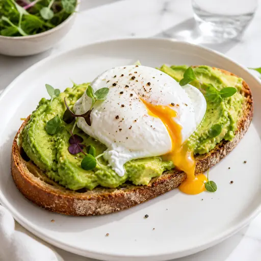 Natural light food photography example with soft window light and gentle shadows — FoodPhoto.ai preset reference