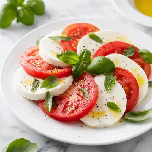 Veined white marble — the single most-used surface in modern food styling.
