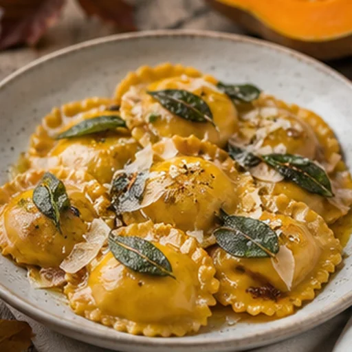 Autumn Pumpkin Ravioli food preset