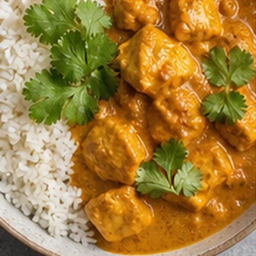 Chicken Curry Menu food preset