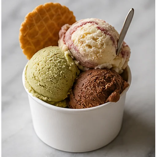 Gelato Cup Clean food preset