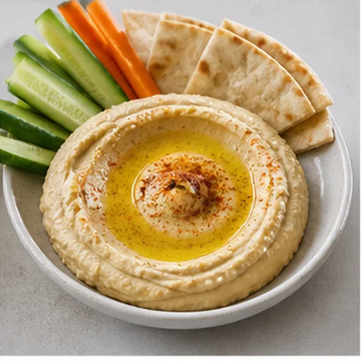 Hummus Plate Natural food preset