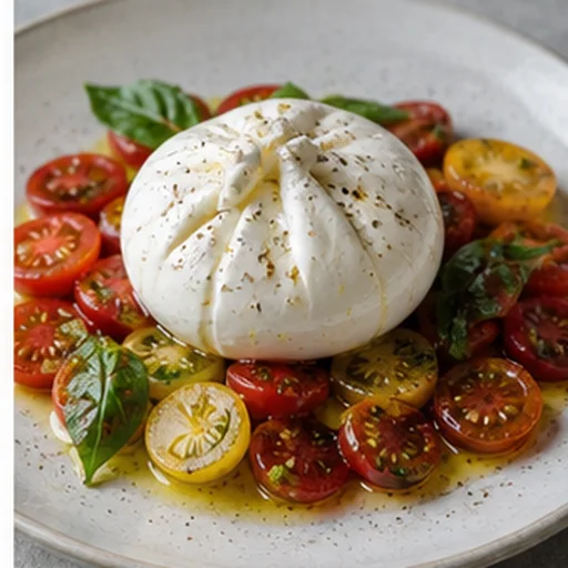 Italian Burrata food preset