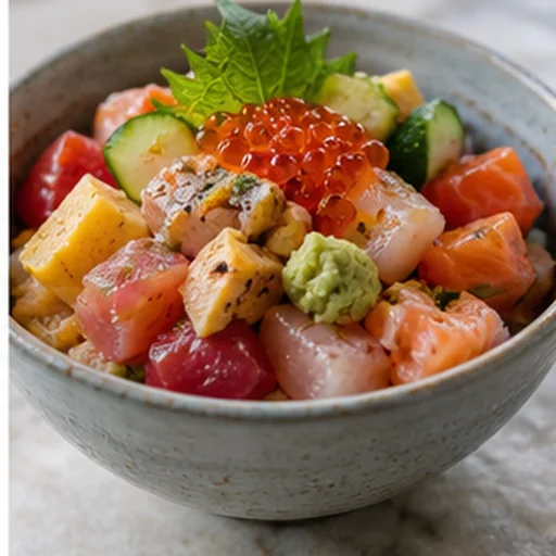 Japanese Chirashi food preset