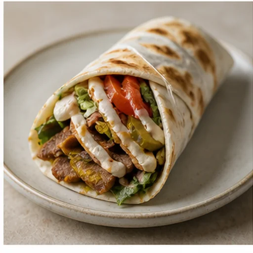 Shawarma Wrap Clean food preset