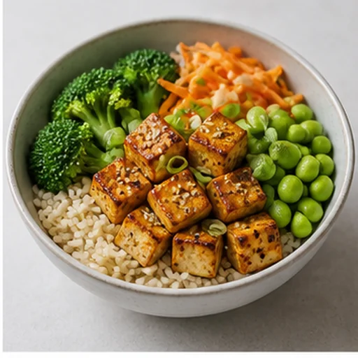 Tofu Rice Bowl food preset